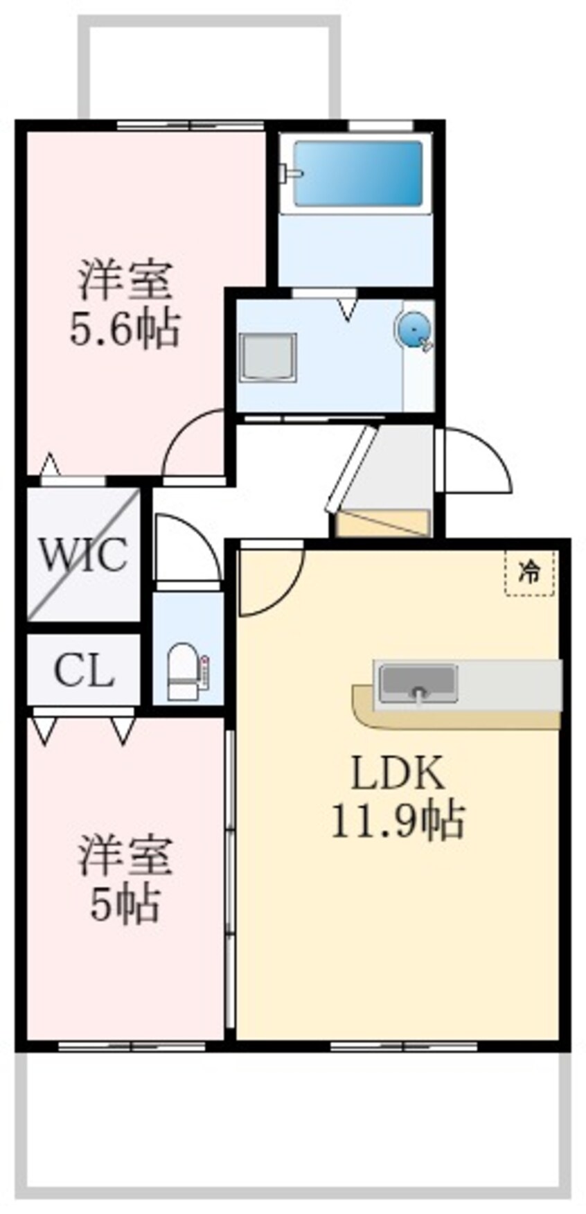 間取図 ファミリア金剛