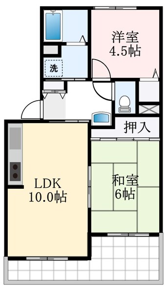 間取図 ルポザン泉ヶ丘