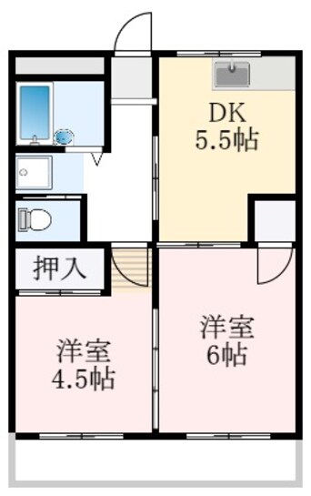 間取図 初芝マンション