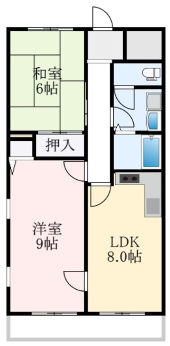 間取図 ウォールストリートワン