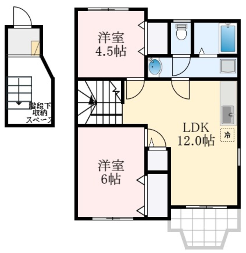 間取図 ハーモニーカサベルデⅠ号館