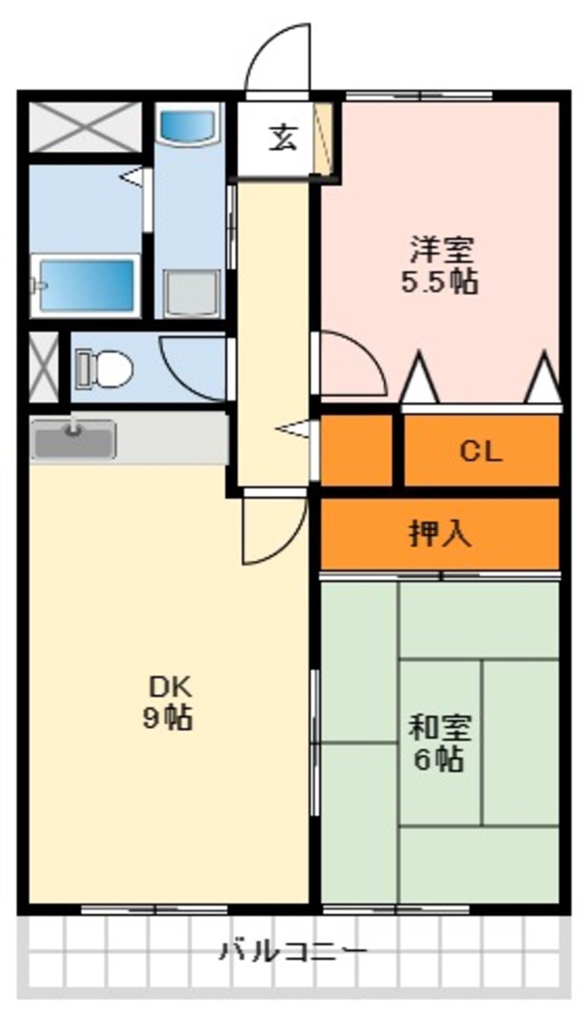 間取図 ハイマート宮山台