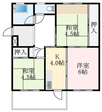 間取図 金剛第二住宅147棟