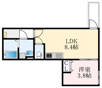 間取図 南海高野線/北野田駅 徒歩7分 1階 1年未満