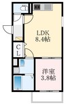 南海高野線/北野田駅 徒歩7分 1階 建築中 1LDKの間取り