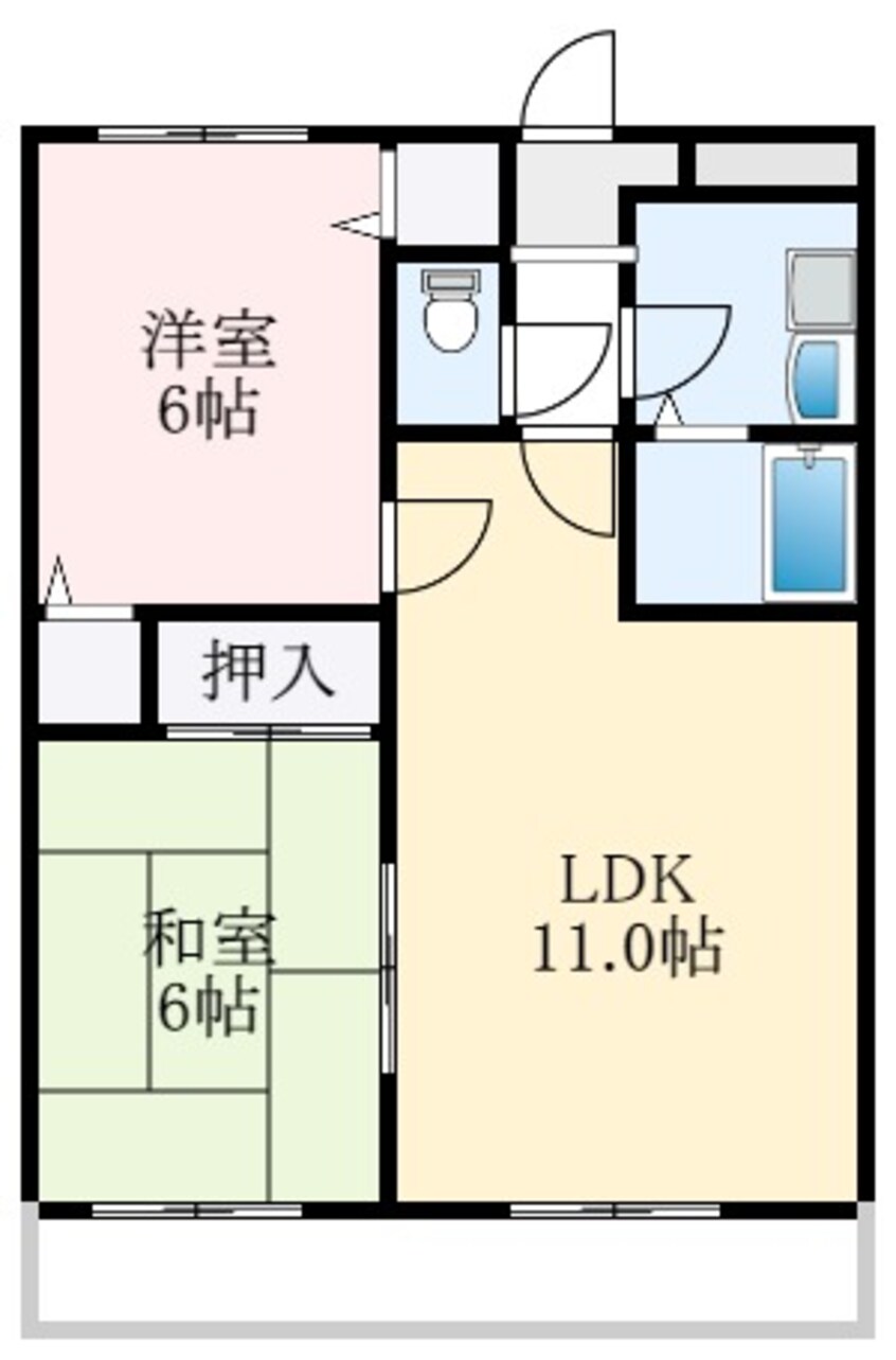 間取図 アニヴァーサリー96