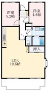 泉北高速鉄道/泉ケ丘駅 徒歩14分 2階 築29年 2LDKの間取り