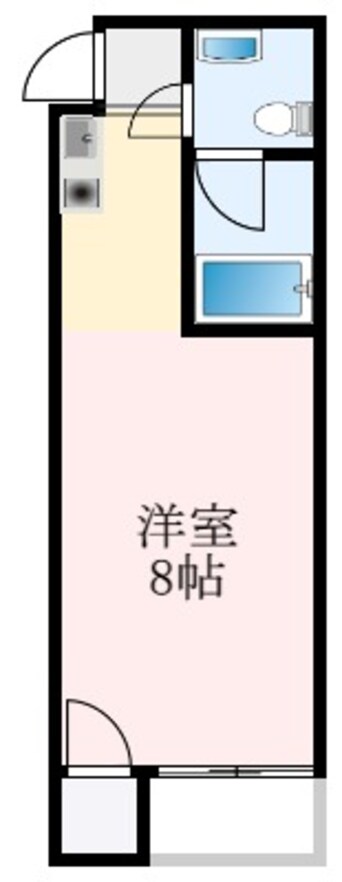 間取図 南海高野線/滝谷駅 徒歩7分 2階 築34年