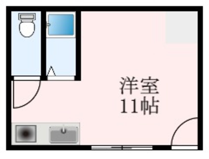 間取図 フローラルサカイ