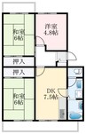 エステートⅢ 3DKの間取り