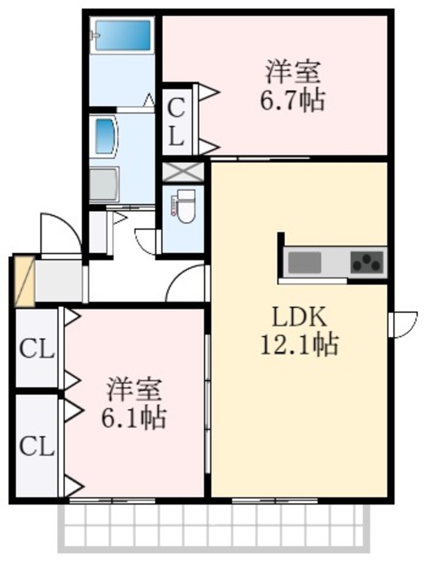 間取図 ＳｈａＭａｉｓｏｎ夢源B