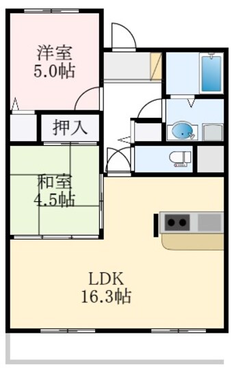 間取図 ライオンズマンション大阪狭山弐番館