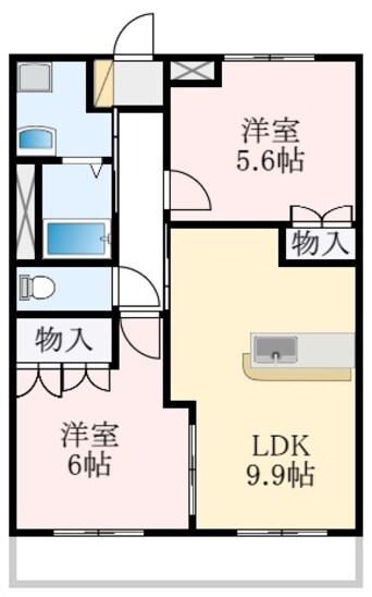 間取図 ハーフパッチ