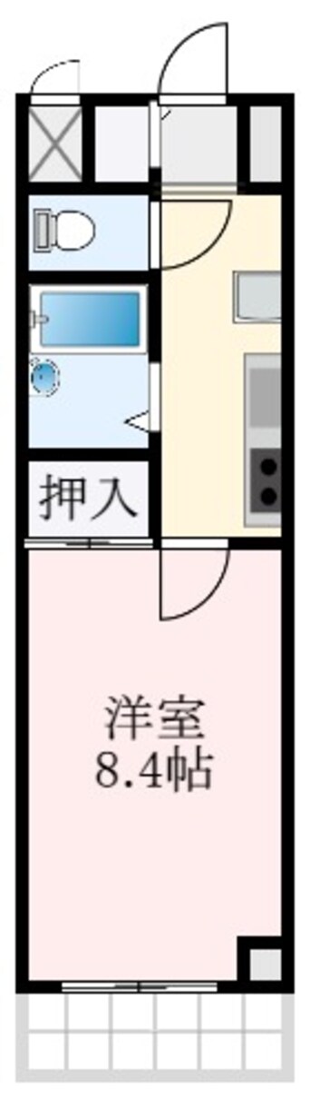 間取図 白鷺TKハイツ2号館