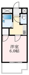 近鉄長野線/喜志駅 徒歩3分 1階 築25年 1Kの間取り