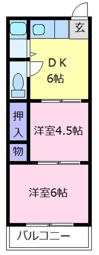 間取図 狭山桜台マンション