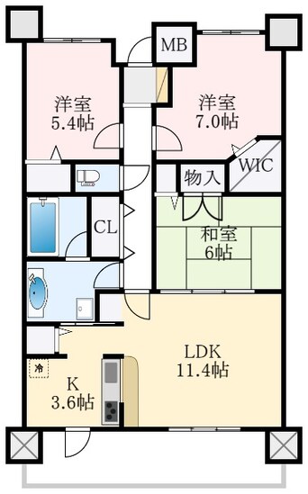 間取図 セレッソコート光明池ステーションシティ