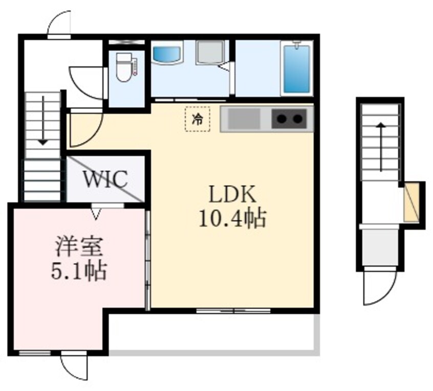 間取図 (仮称)堺市美原区阿弥賃貸アパート新築工事　