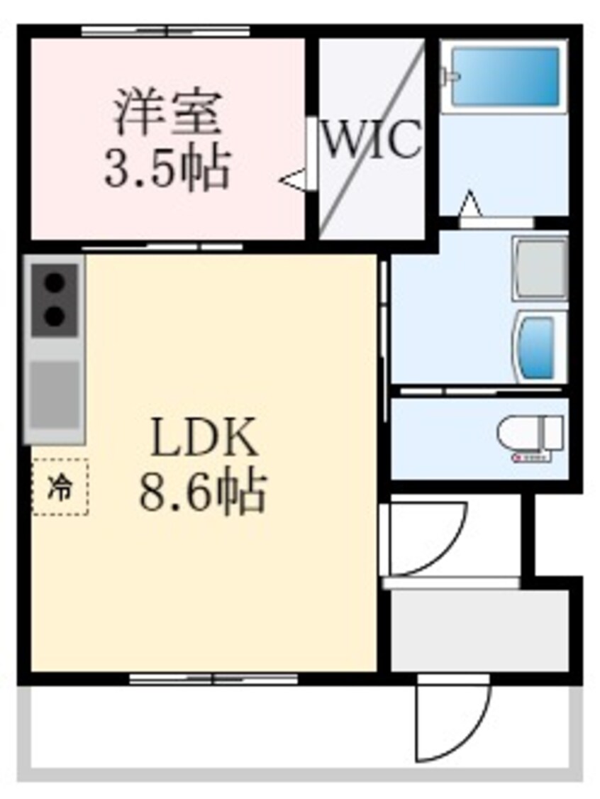 間取図 (仮称)堺市美原区阿弥賃貸アパート新築工事　