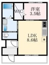 (仮称)堺市美原区阿弥賃貸アパート新築工事　 1LDKの間取り