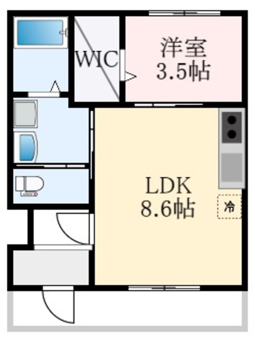 間取図 (仮称)堺市美原区阿弥賃貸アパート新築工事　