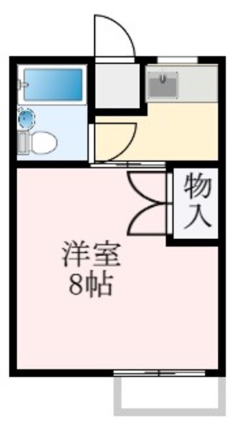 間取図 南海高野線/滝谷駅 徒歩22分 1階 築44年