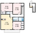 パナコート田園の間取図