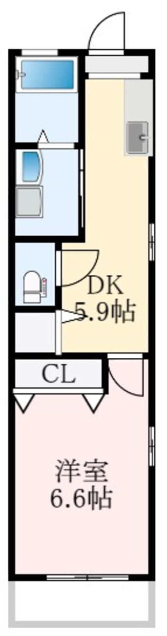 間取図 近鉄長野線/富田林駅 徒歩38分 1階 築22年