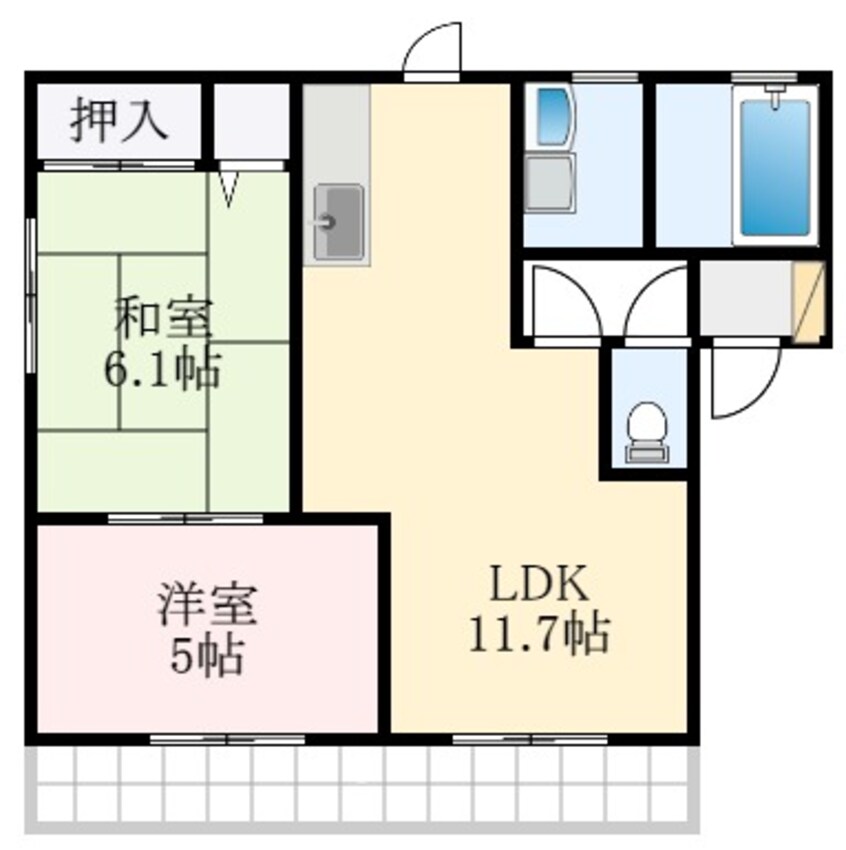 間取図 シャンテ　ヴィラ