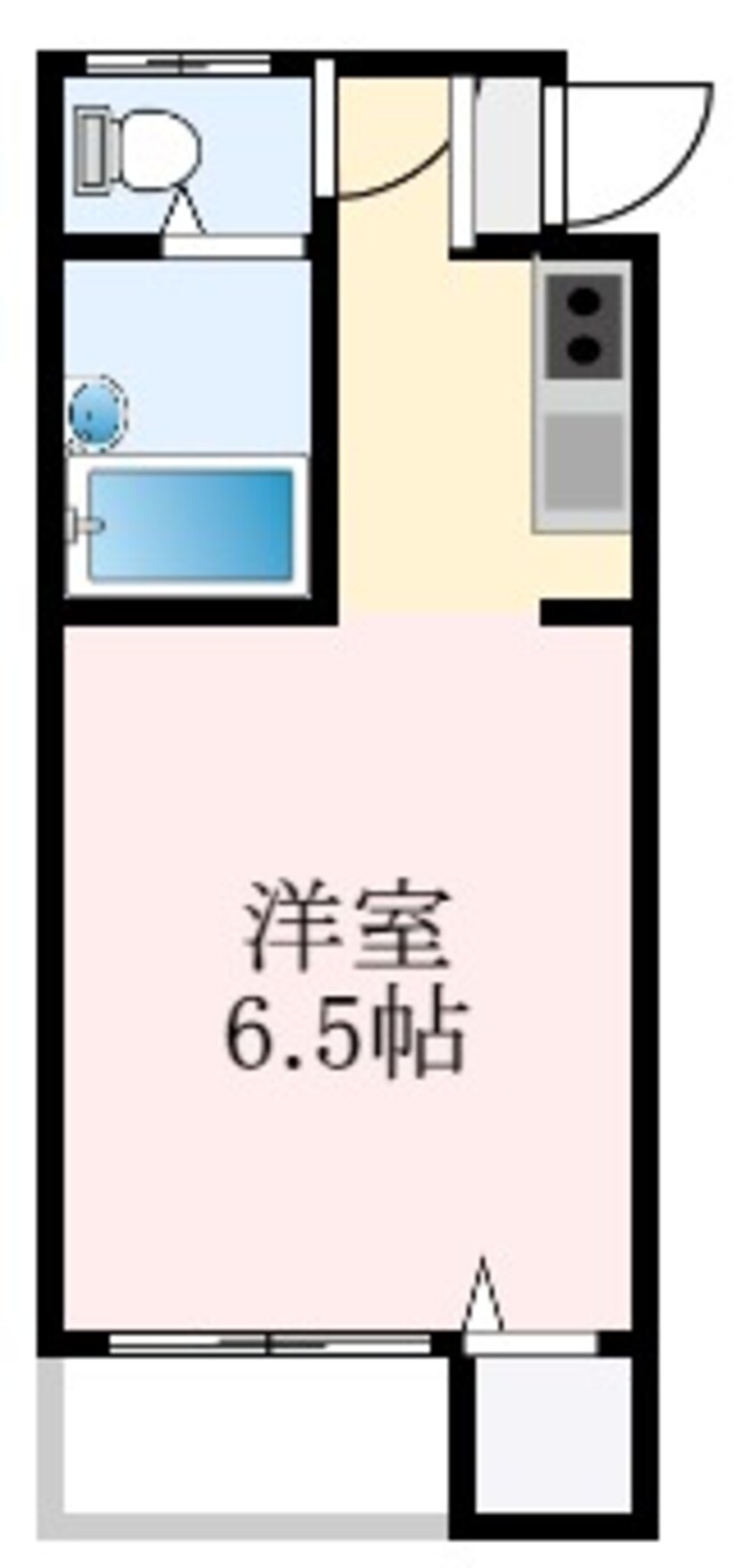 間取図 ラ・コート喜志B棟