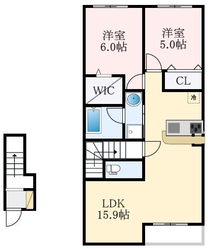 間取り図 南海高野線/大阪狭山市駅 徒歩9分 2階 建築中