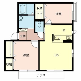 間取図 南海高野線/初芝駅 徒歩20分 1階 築19年