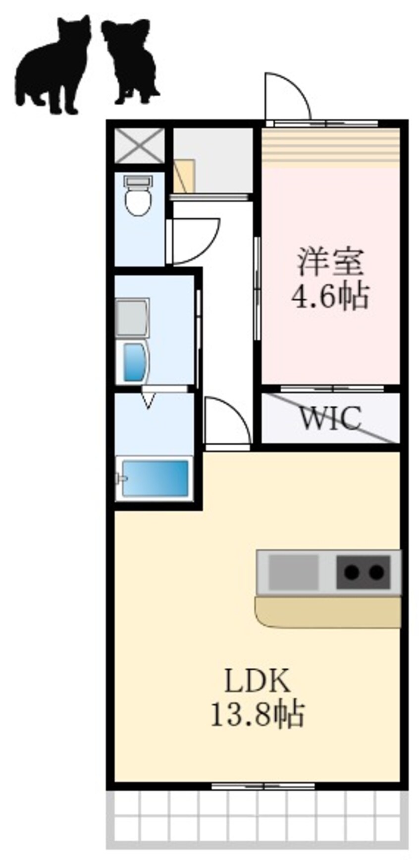 間取図 ロッシュ・フォーレ