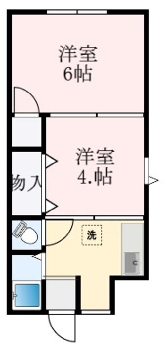 間取図 マンション北野田