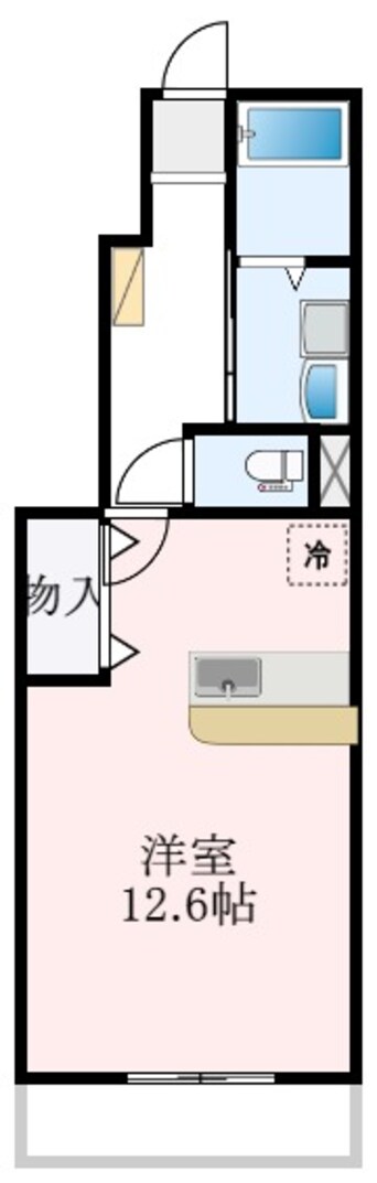 間取図 イノセントコートB棟