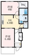 南海高野線/北野田駅 徒歩46分 1階 築14年 2DKの間取り