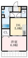 モルゲンレーテ 1DKの間取り