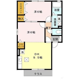 間取図 南海高野線/萩原天神駅 徒歩5分 1階 築20年