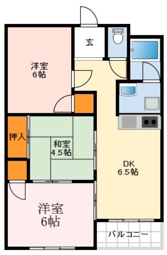 間取図 初芝マンション