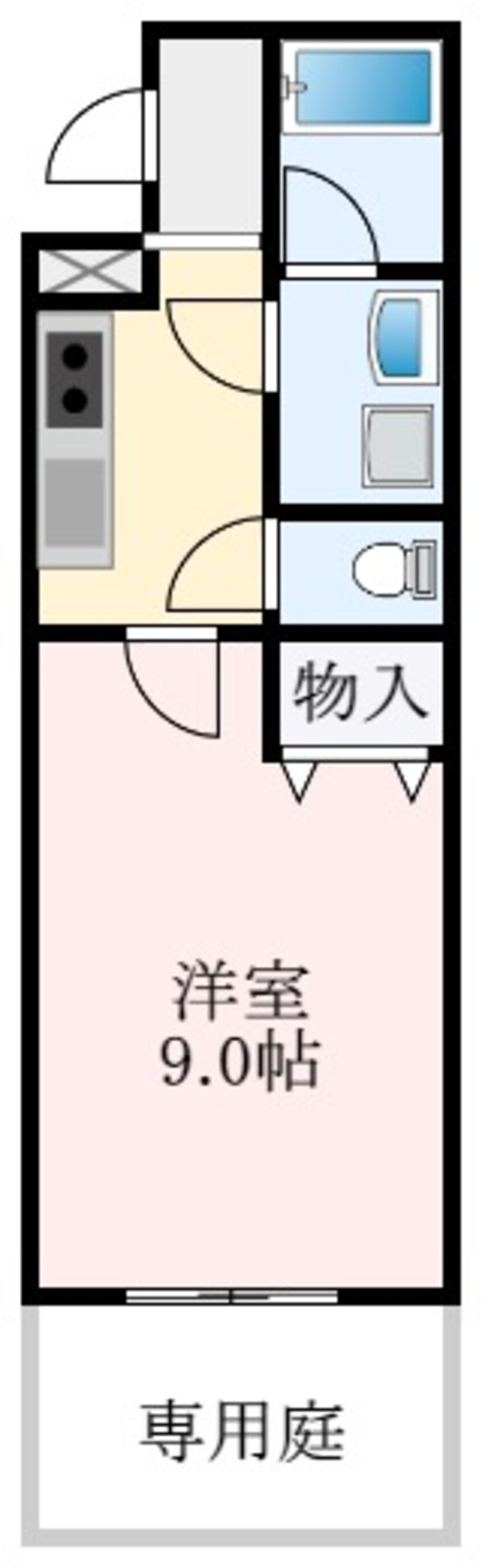 間取図 近鉄長野線/喜志駅 徒歩34分 1階 築18年