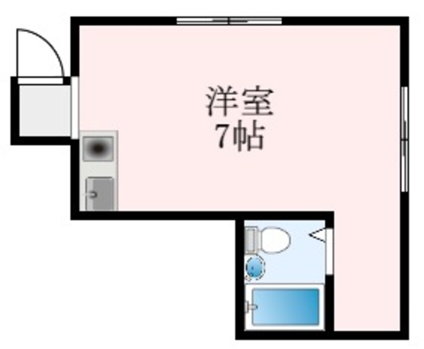 間取図 フローラルサカイ