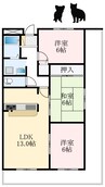 ブエナビスタ和泉中央 3LDKの間取り