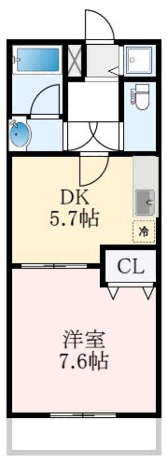 間取図 ラパス高倉台Ⅲ番館