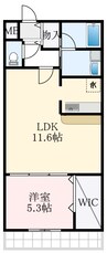 南海高野線/北野田駅 徒歩15分 1階 築16年 1LDKの間取り