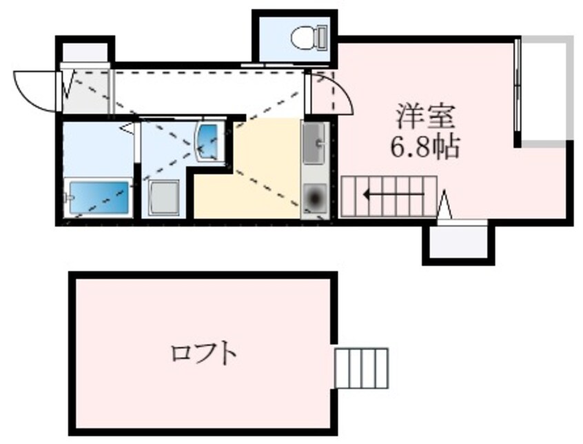 間取図 トレオット清水町