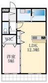 南海高野線/金剛駅 徒歩5分 3階 築6年 1LDKの間取り