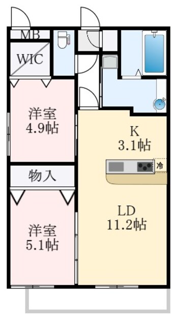 間取図 レジデンス喜志