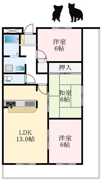 間取図 ブエナビスタ和泉中央