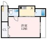 南海高野線/滝谷駅 徒歩8分 2階 築17年 1Kの間取り