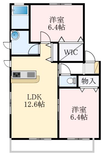 間取図 ソレイユヴィラ